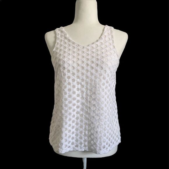 Anthropologie Tops - Anthropologie Sunday in Brooklyn White Tank Top Size XS